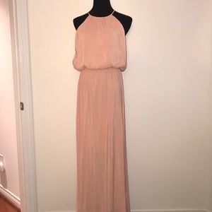 H&M NEW peach Goddess dress